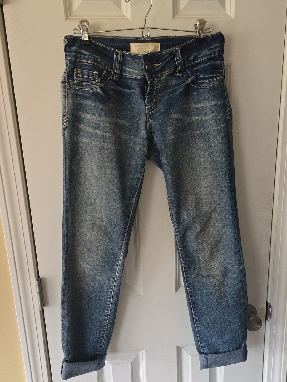 Maurices Classic Women's Blue Washed Stretch Jeans- Size Small
